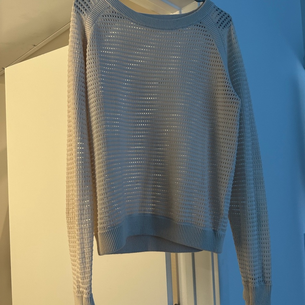 Lululemon Women's Tan See Through  Sweater